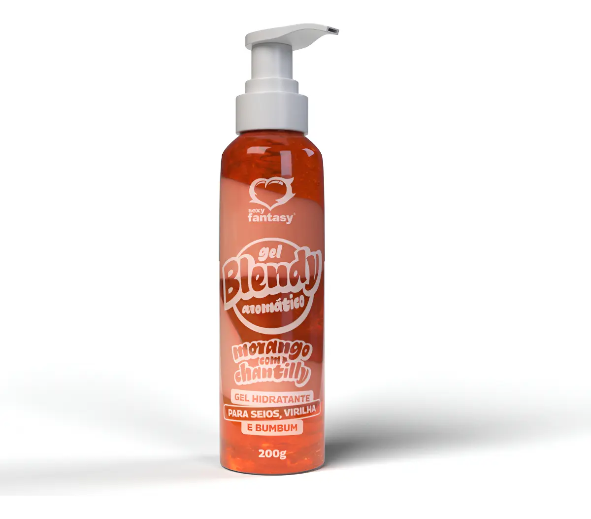 Blendy Gel Morango com Chantilly