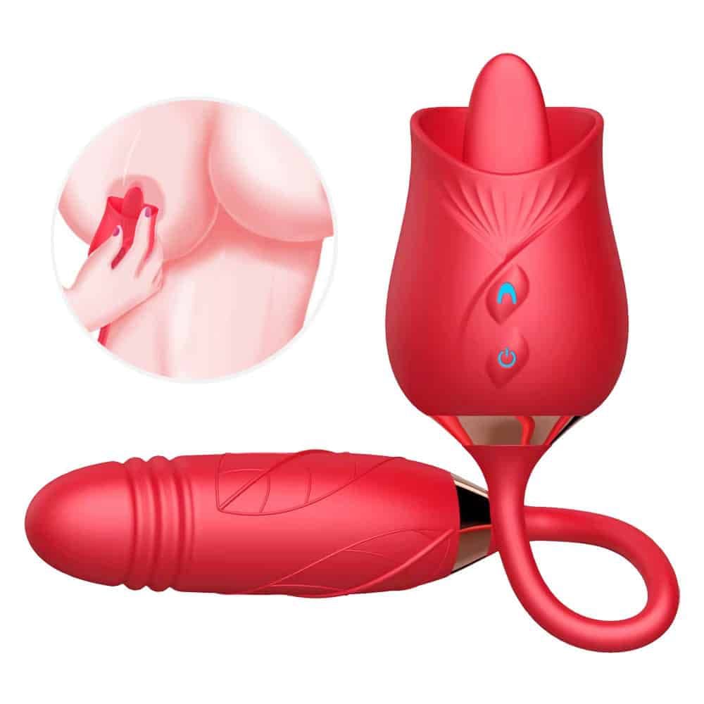 Flor Que Vibra com Vai e Vem e Língua