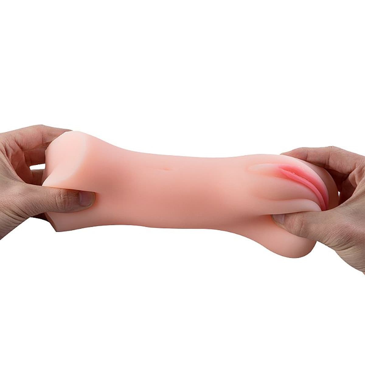 Masturbador Masculino em Cyberskin - Formato Vagina - detalhe