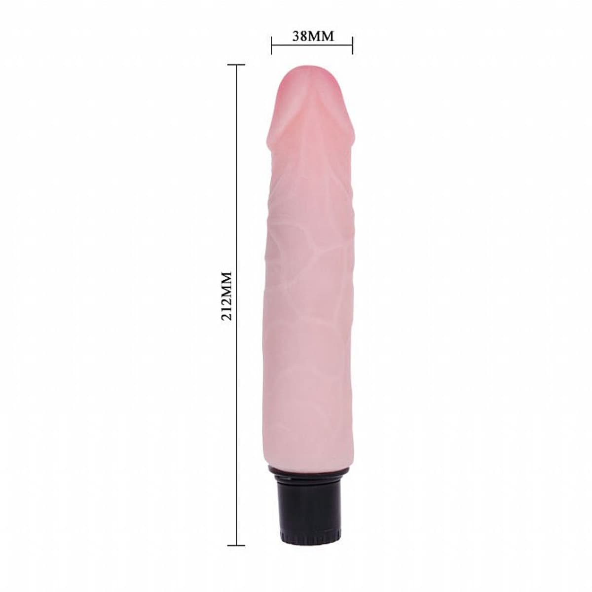 Pênis com Vibrador 17 x 4,5 cm - detalhe