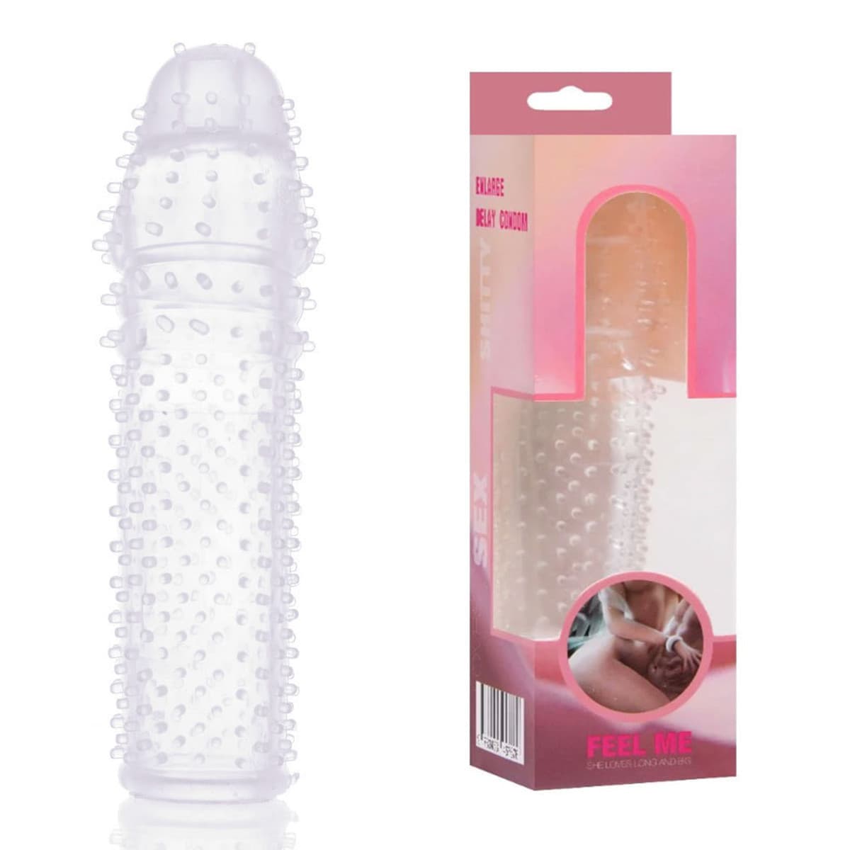 Capa peniana transparente com cerdas massageadoras - YOUVIBE
