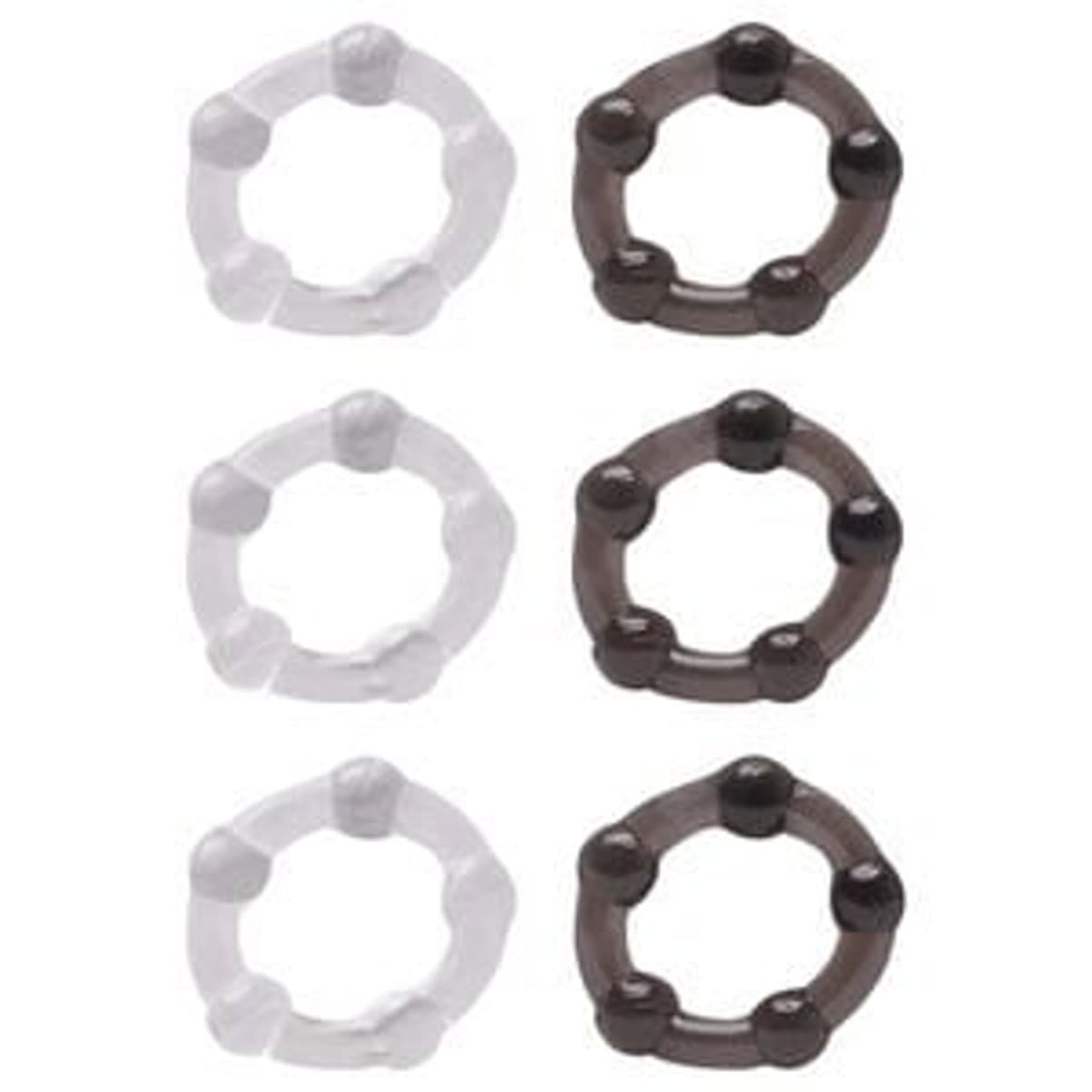 Kit Anel Peniano 3 Unidades 3,7Cm Sexy Import