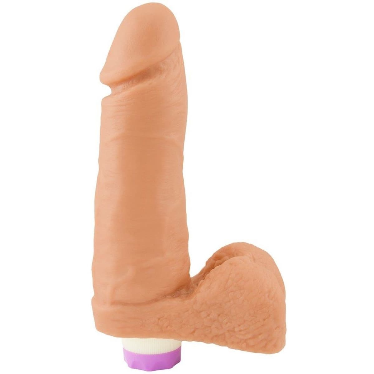 Prótese Vibrador Interno Com Escroto 17,5 X 4,5cm