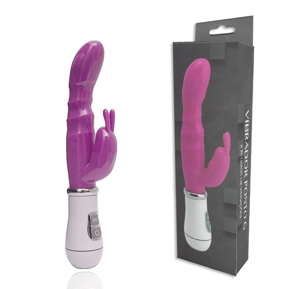 Vibrador Ponto G Recarregavél You Vibe com 8 Vibrações e Estimulador Clitoriano