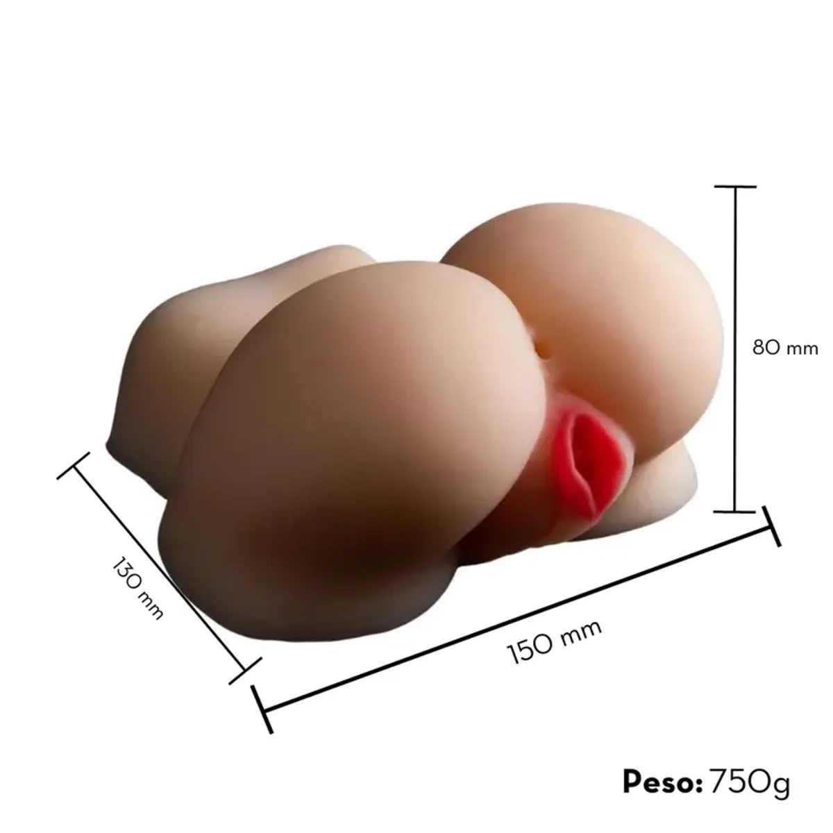 Masturbador Masculino Bumbum - detalhe