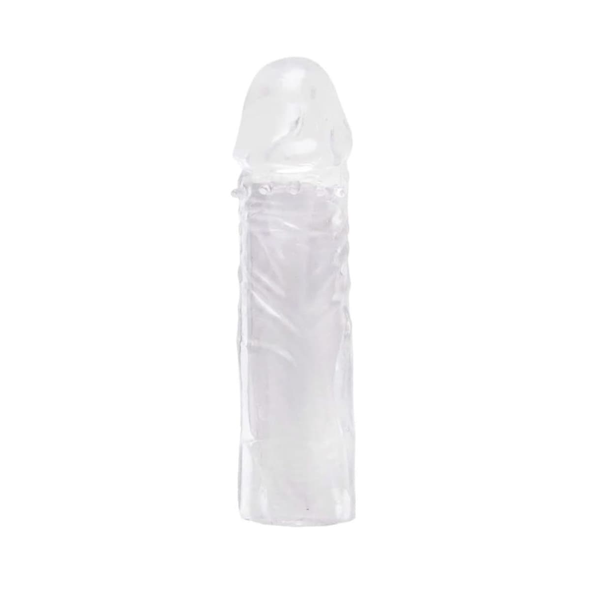 Capa peniana transparente com veias salientes e glande avantajada - YOUVIBE - detalhe