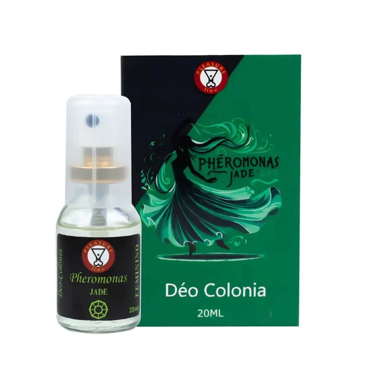 Pheromonas Jade Deo Colônia Feminina 20ml Pleasure Line
