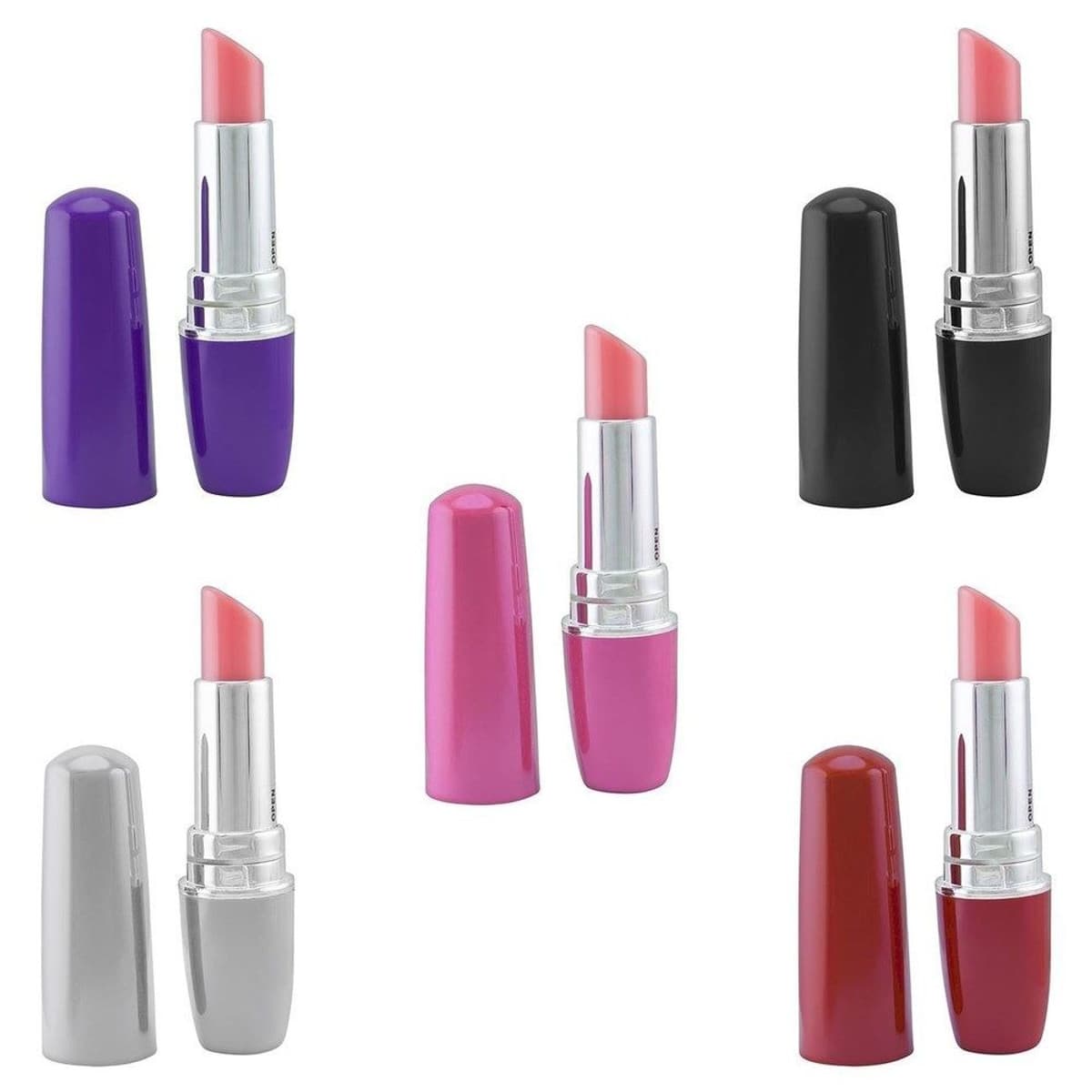 Vibrador Com Formato de Batom