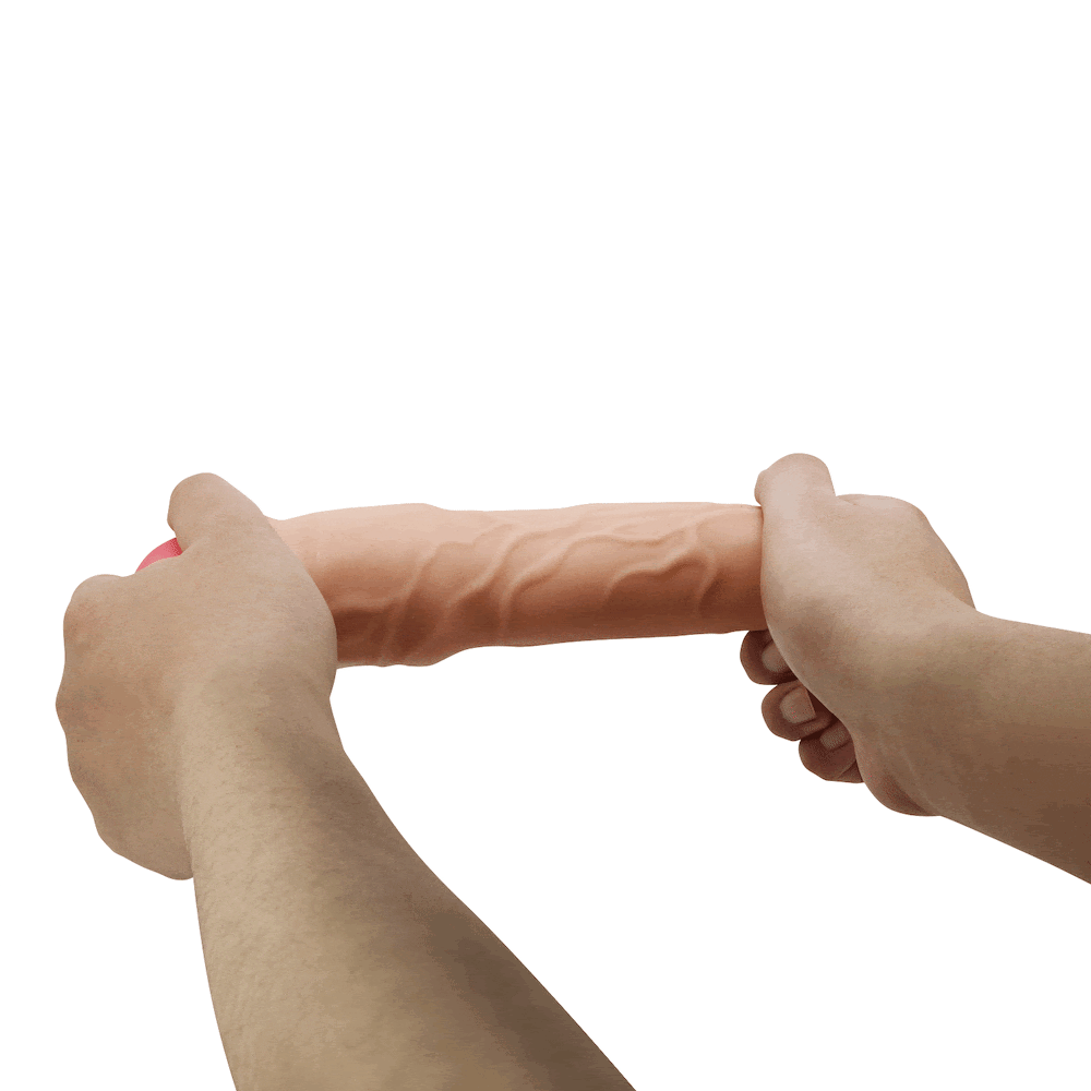 Capa Peniana em Cyberskin com Anel para Escroto - detalhe