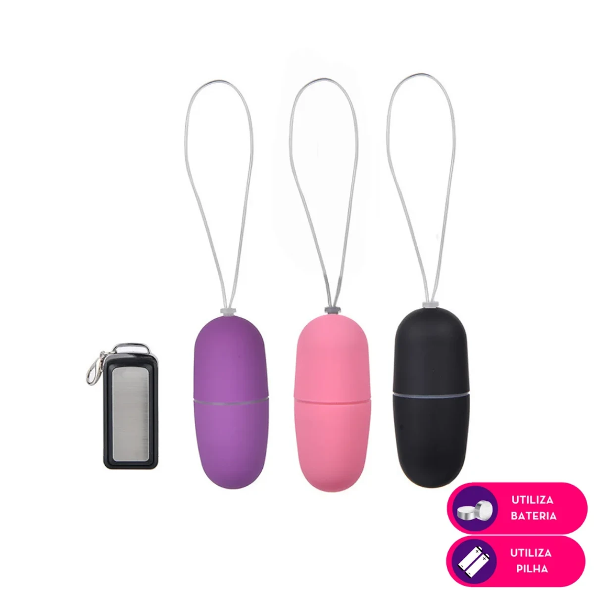 Cápsula vibratória egg com controle remoto MLBC1301