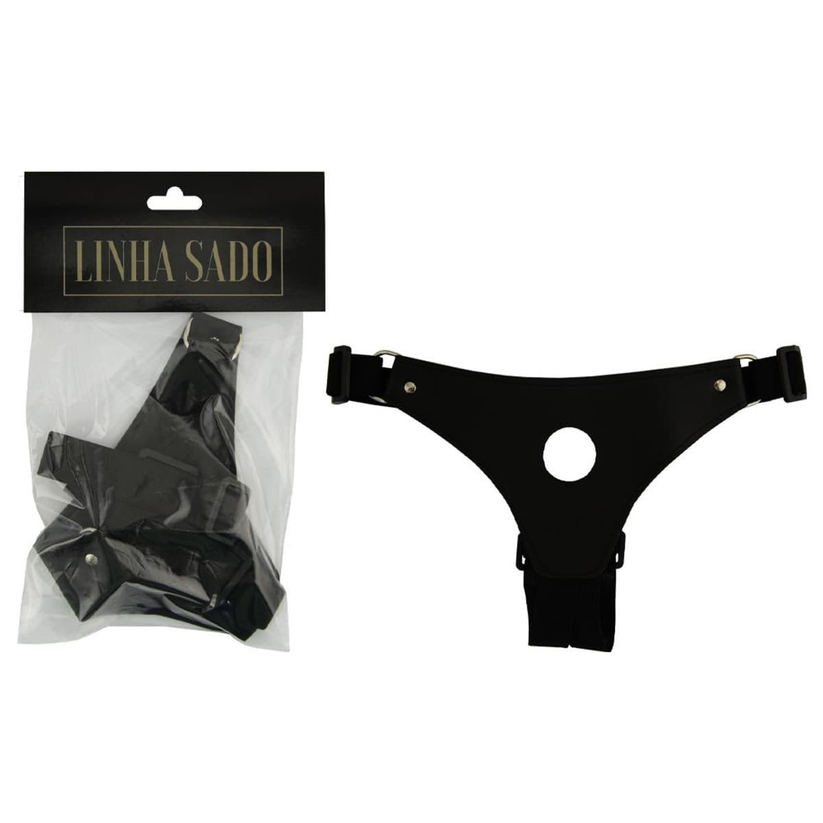 Cinto Em Couro Sintético Regulagem Sexy Fantasy