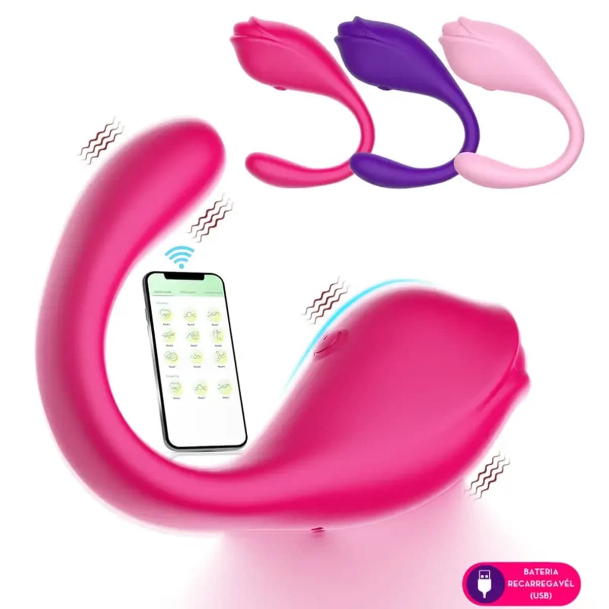 Vibrador de casal por aplicativo MLPP2026