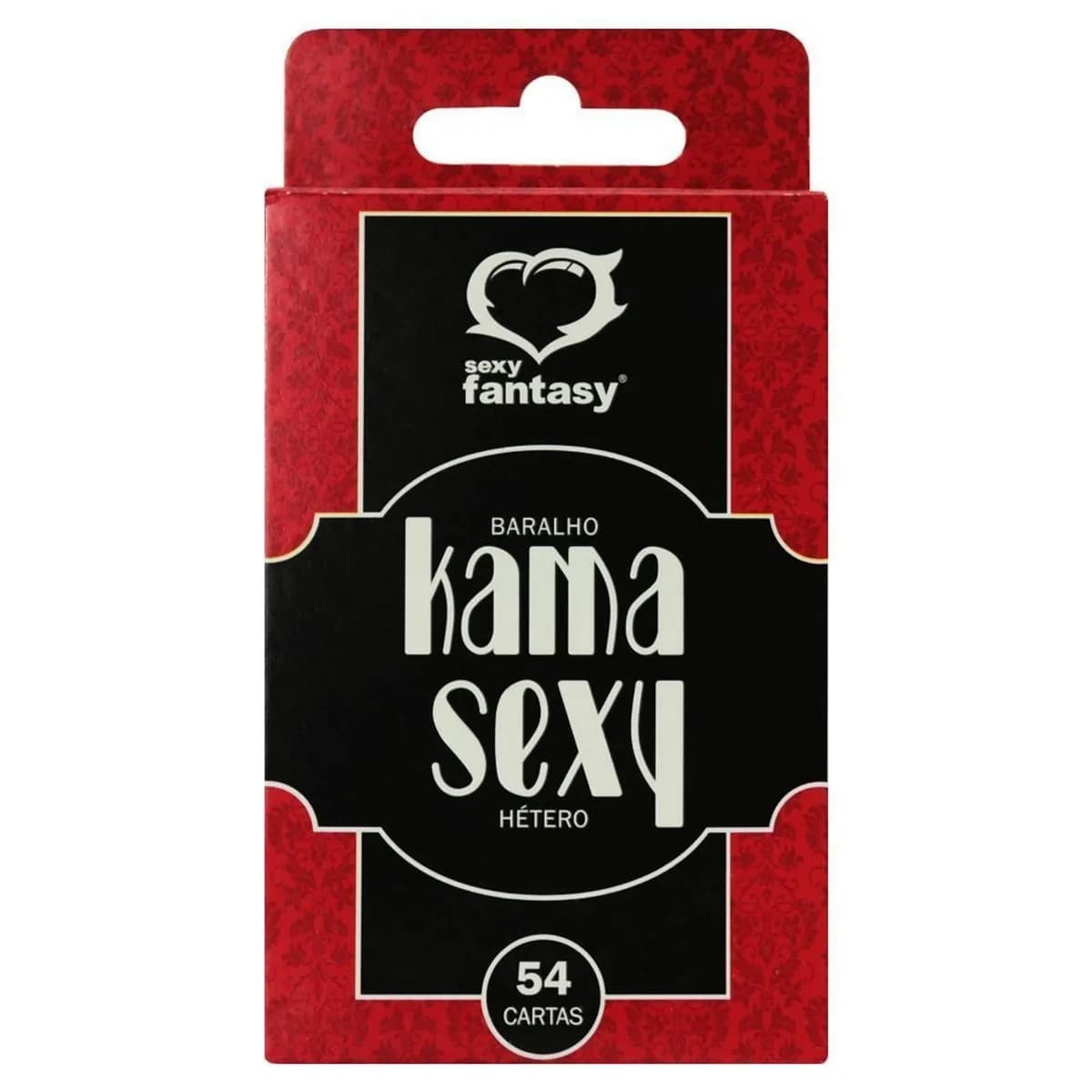 Baralho Kama Sexy Hétero com 54 cartas Sexy Fantasy