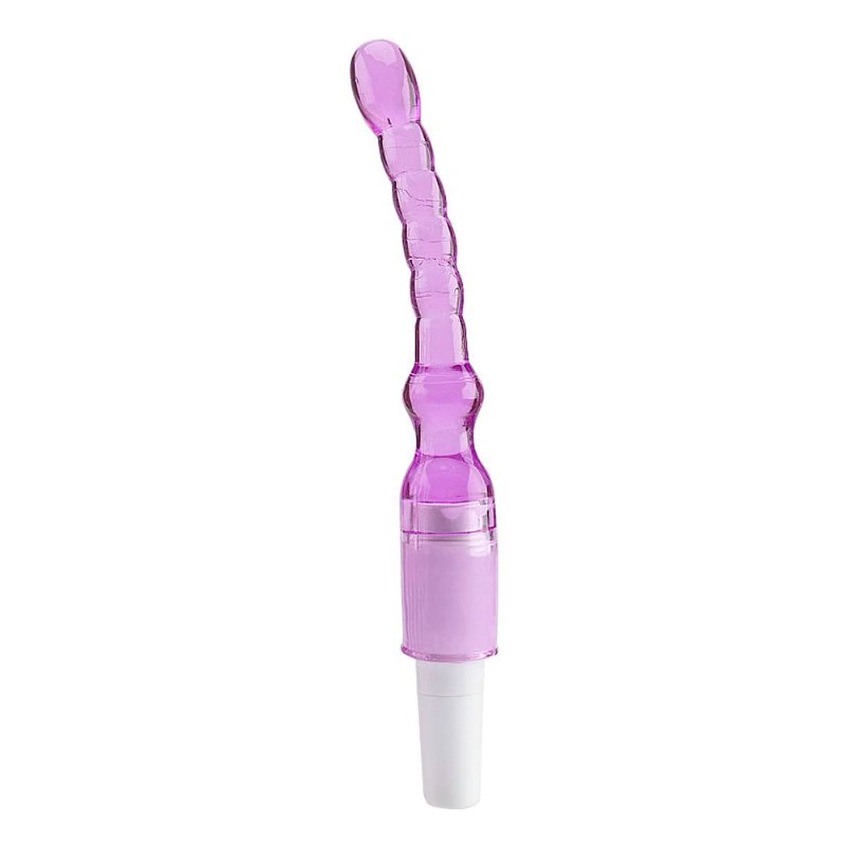 Plug Anal com Vibro Stimulator em Jelly - 17 cm - detalhe
